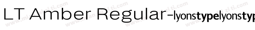 LT Amber Regular字体转换